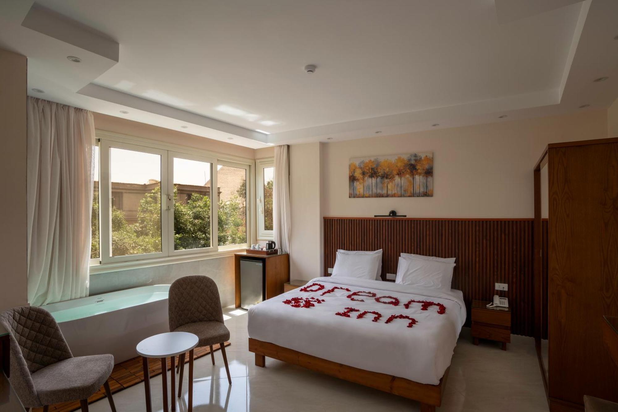 Kafret el-Gabal Dream Inn Pyramids View מראה חיצוני תמונה