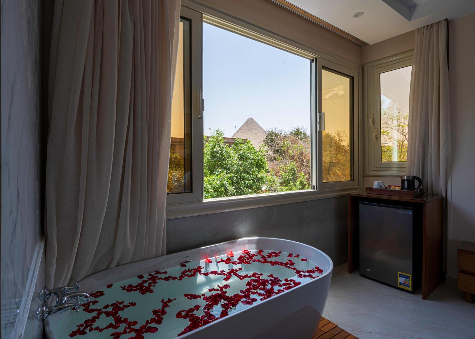 Kafret el-Gabal Dream Inn Pyramids View מראה חיצוני תמונה